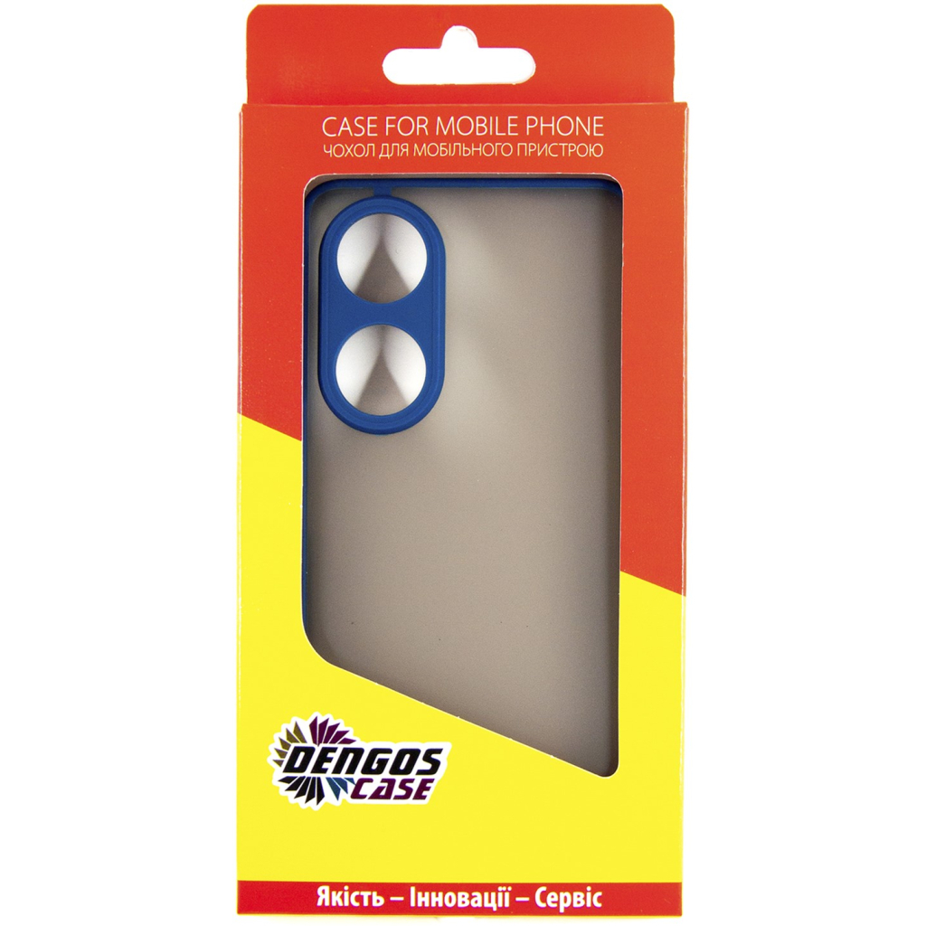 Чохол до мобільного телефона Dengos Matte OPPO A98 5G (blue) (DG-TPU-MATT-130) - зображення 5