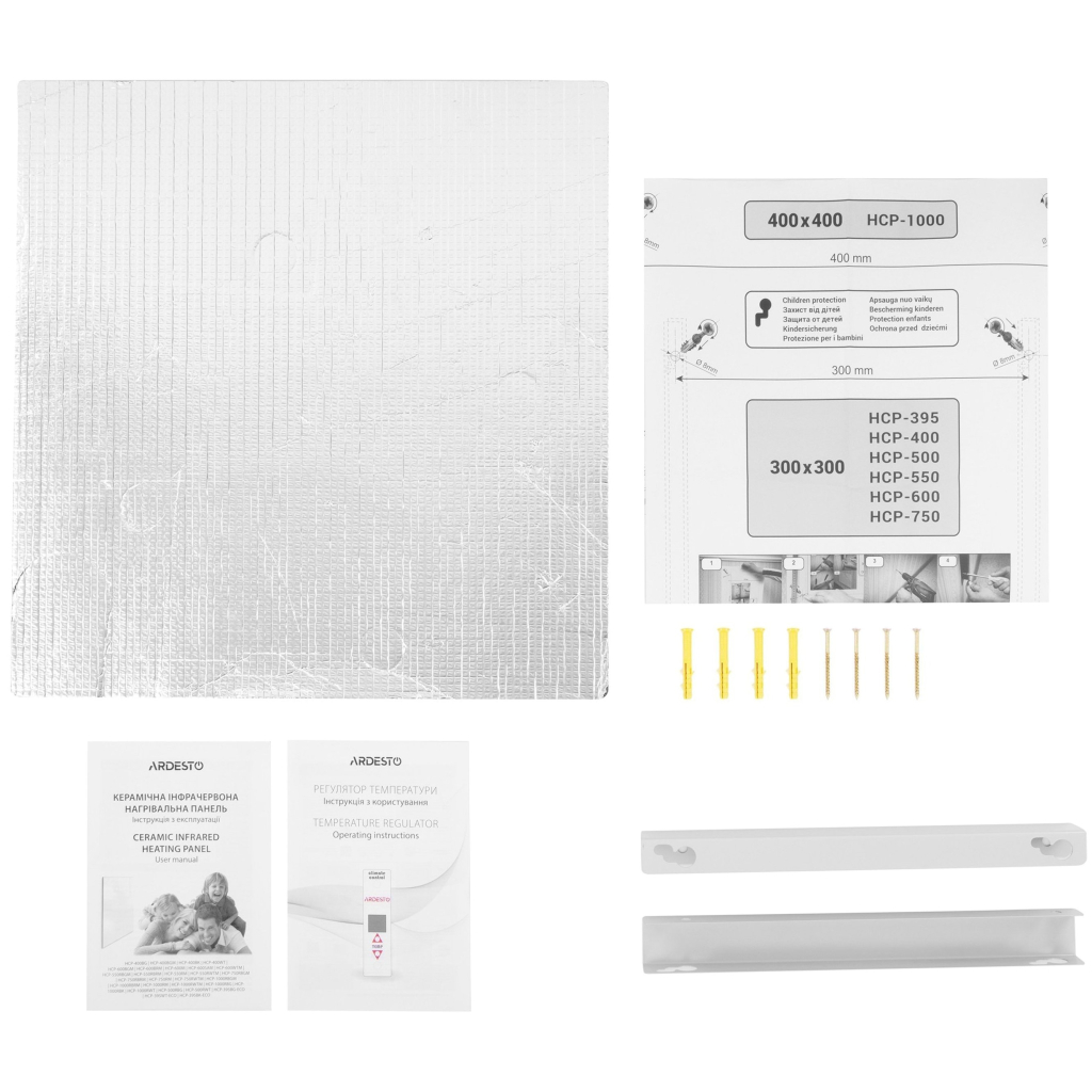 Обігрівач Ardesto HCP-1000RBK - зображення 7