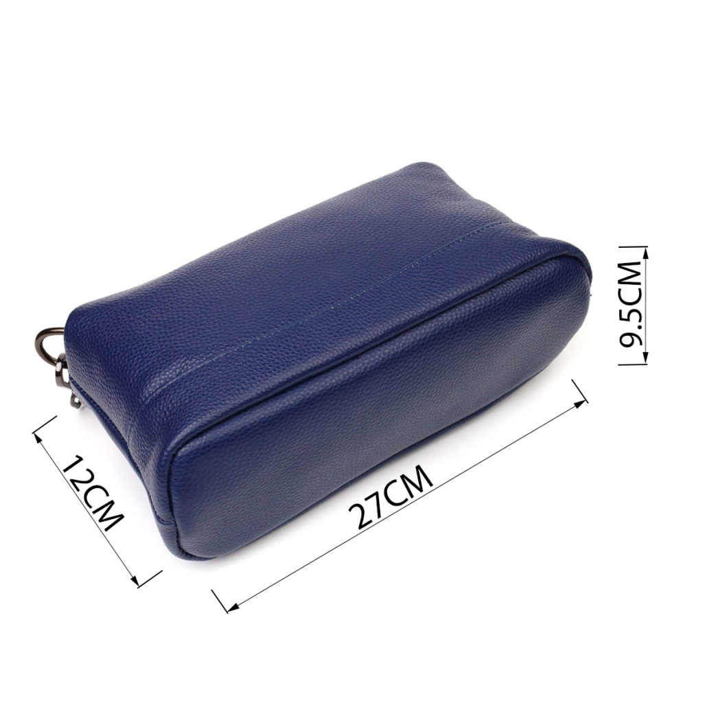 Сумка Vintage З натуральної шкіри Синя (22137) - зображення 3