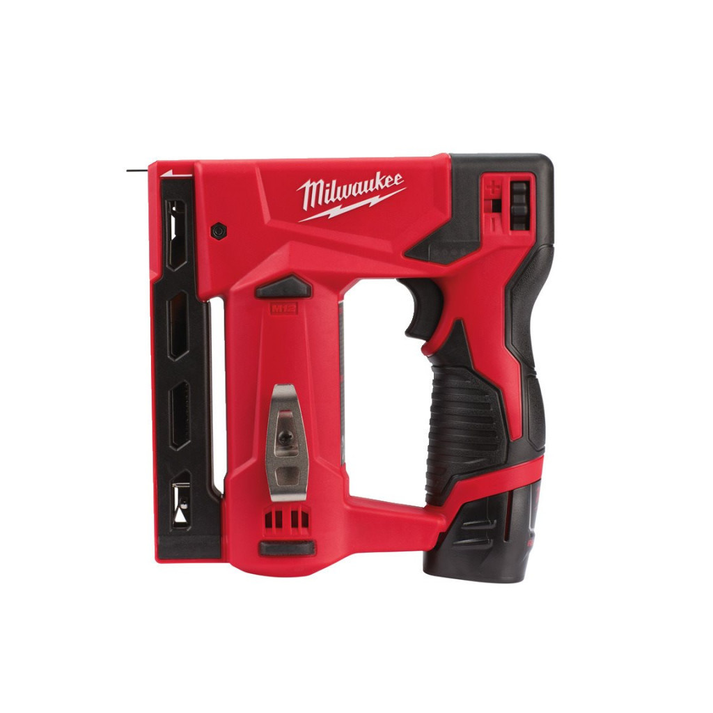 Степлер будівельний Milwaukee M12 BST-0 (без АКБ та ЗП) (4933459634) - изображение 1