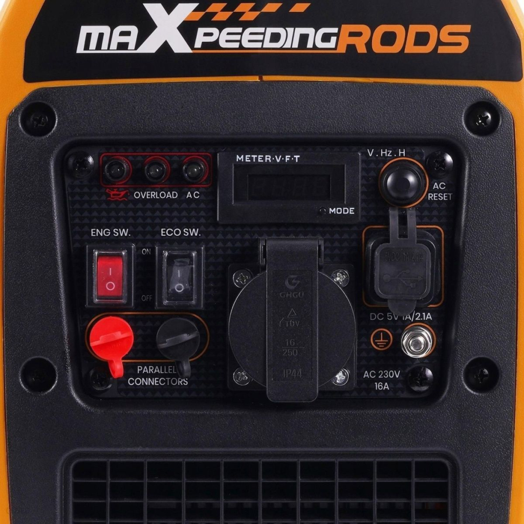 Генератор maXpeedingRODS MXR1500 інверторний (1 kW), 220V, 50Hz, 2,4л, ручний запуск (mxr1500) - зображення 8