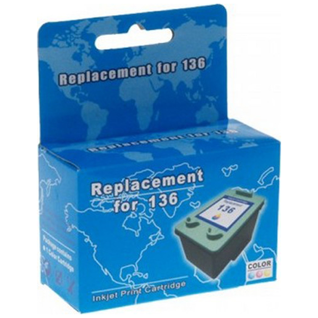 Картридж Microjet для HP №136 Color (C9361HE) (HC-F34D) - зображення 1