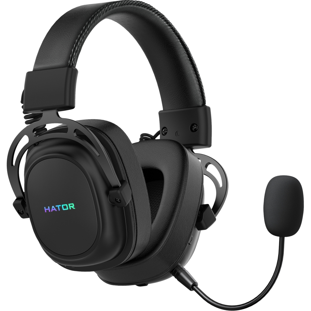 Навушники Hator Hypergang 2 Wireless Tri-Mode Black (HTA-950) - зображення 1