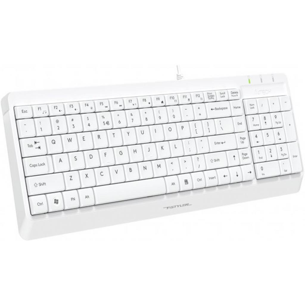 Клавіатура A4Tech FK15 White (4711421956888) - зображення 4