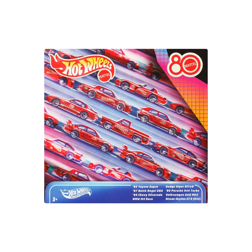 Машина Hot Wheels Тематичний набір з 8 машинок Hot Wheels 80 років драйву (JGK09) - зображення 5