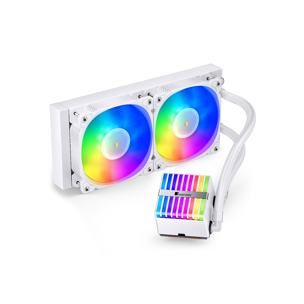 Система рідинного охолодження JONSBO HXW-240 ARGB White - зображення 3