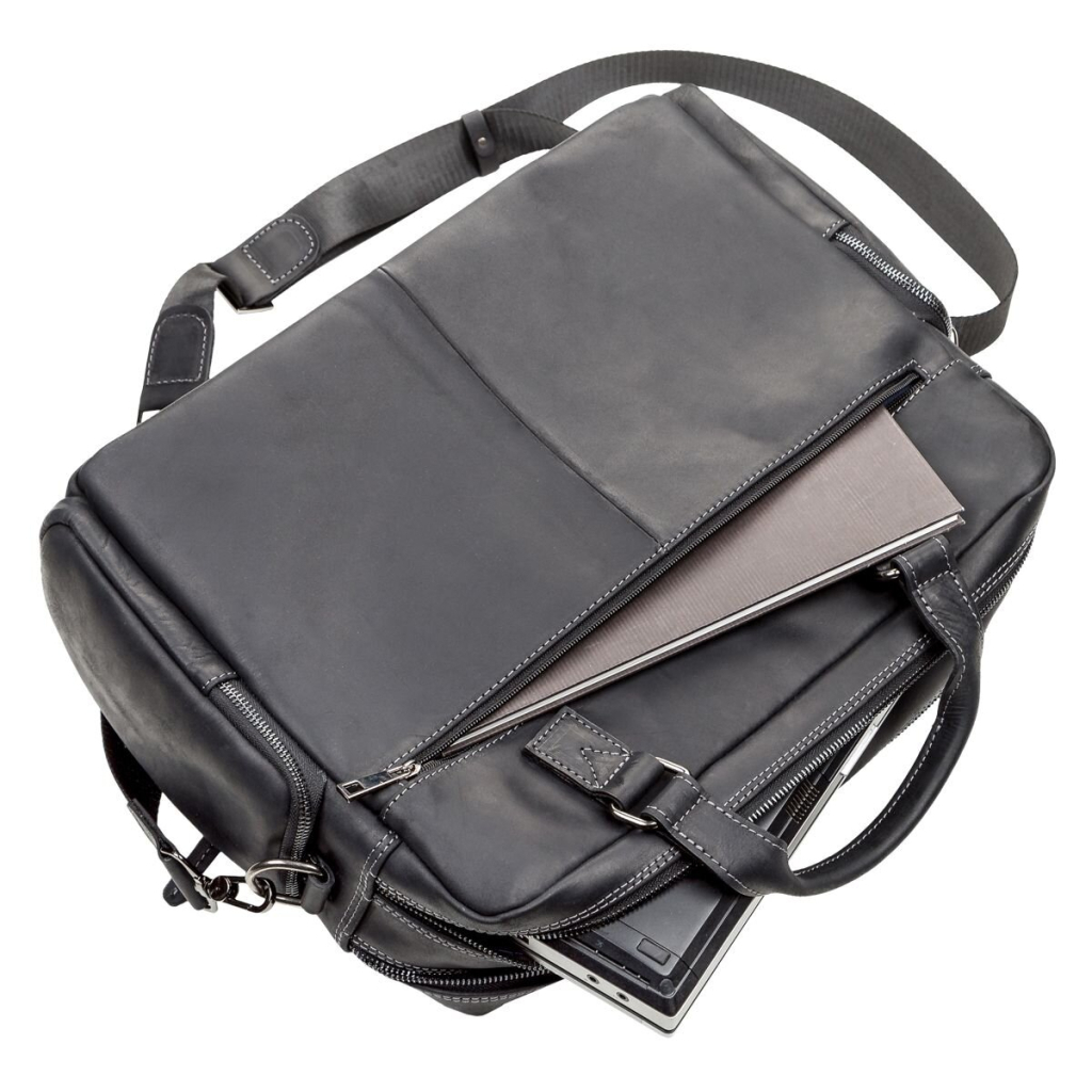 Сумка Shvigel Шкіряна Чорна (11117) - зображення 7