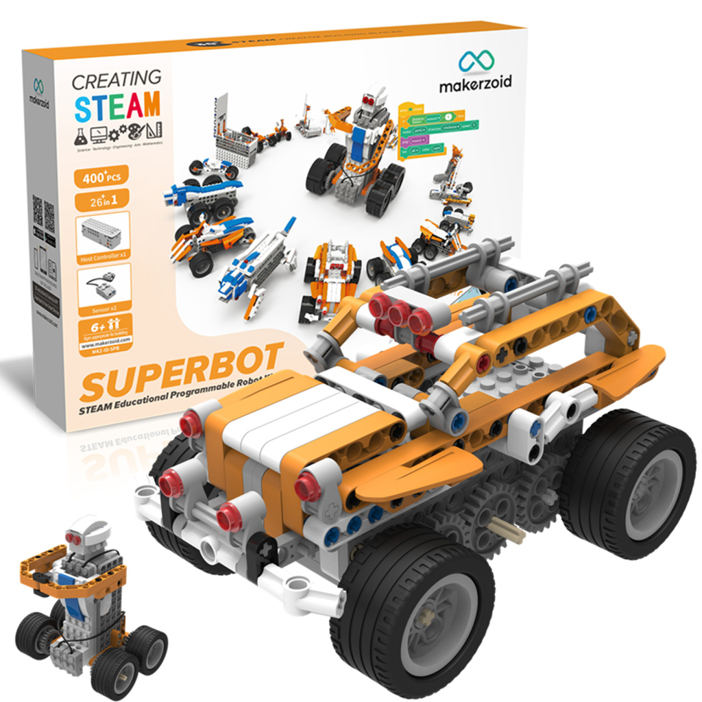 Конструктор Makerzoid Superbot Educational Building Blocks (MKZ-ID-SPB) - зображення 4