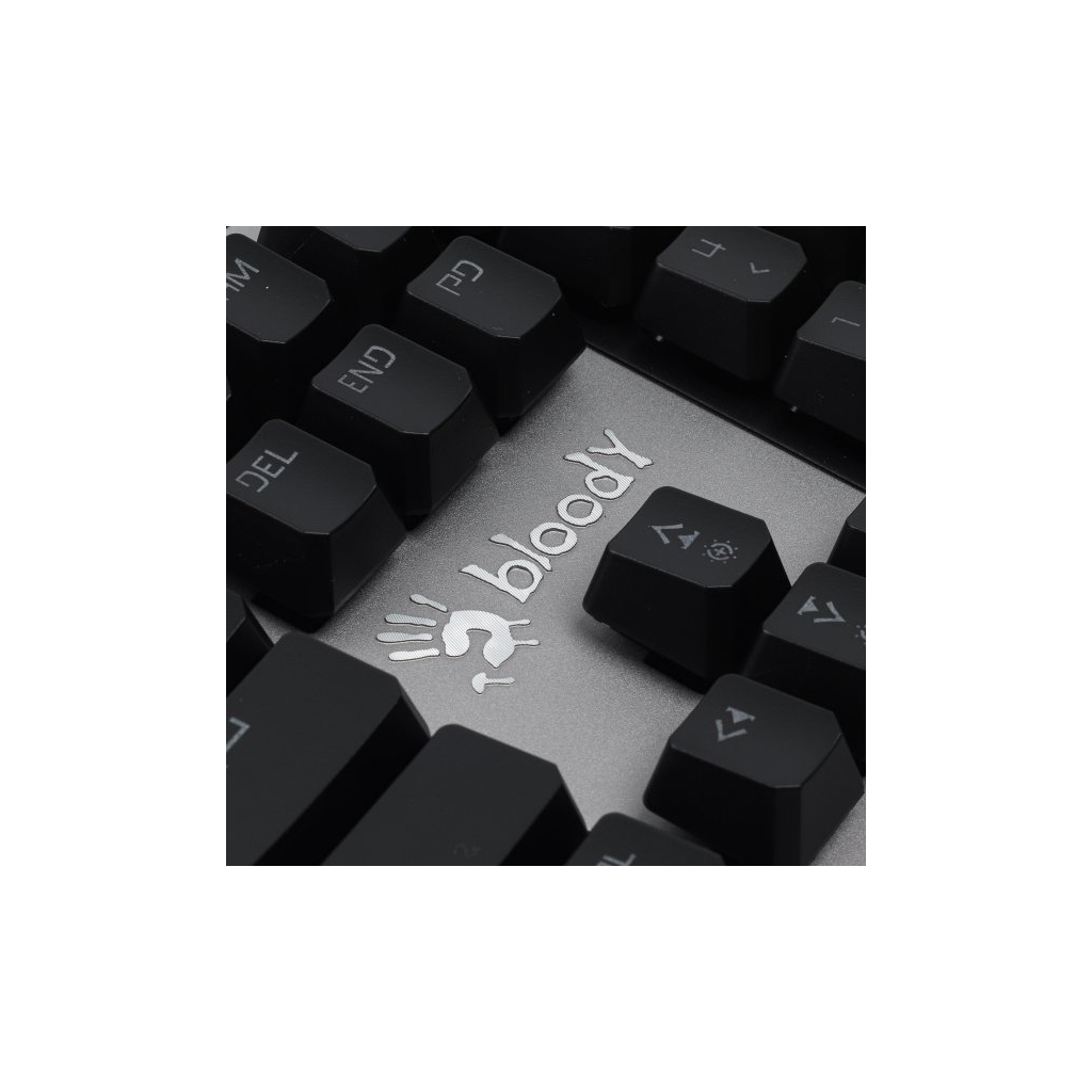 Клавіатура A4Tech Bloody B865 LK Red Gun Grey - зображення 7