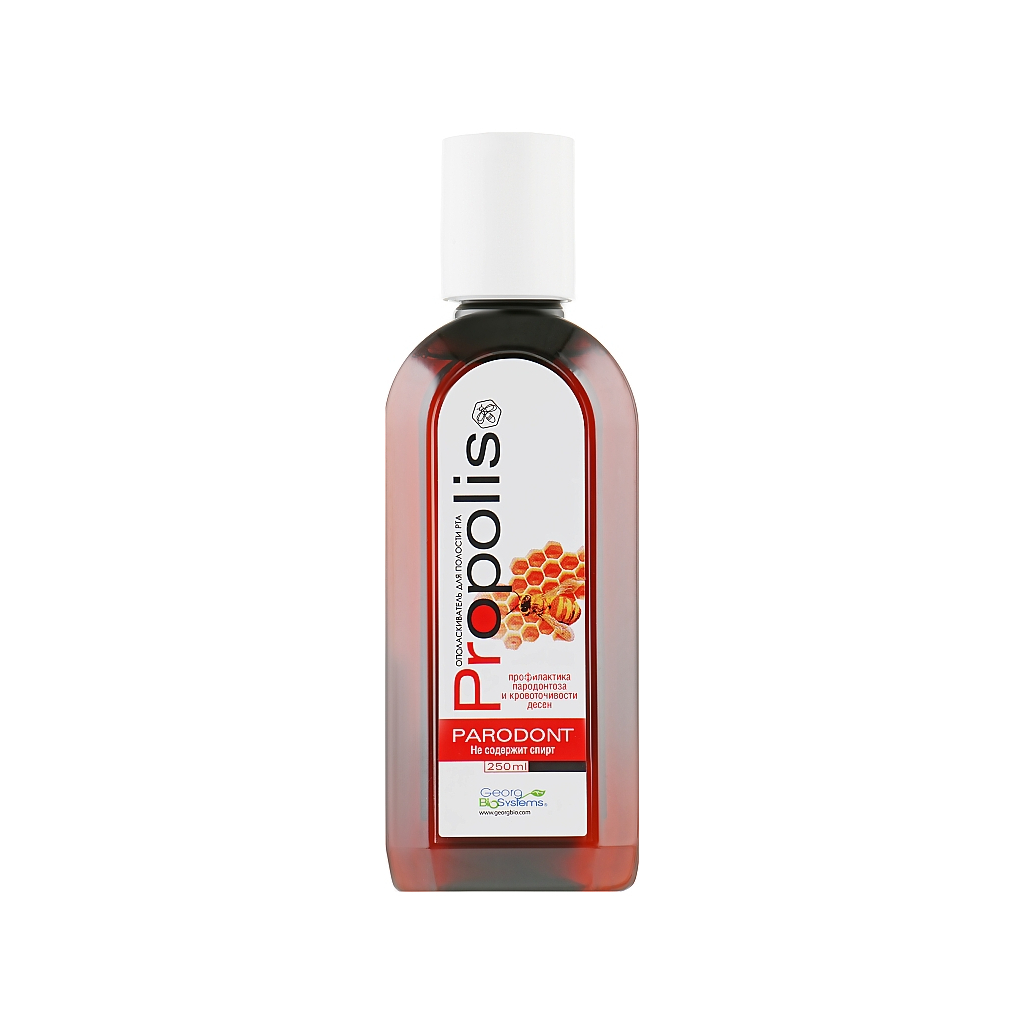 Ополіскувач для порожнини рота Georg BioSystems Propolis Parodont 250 мл (4820065530177) - зображення 1