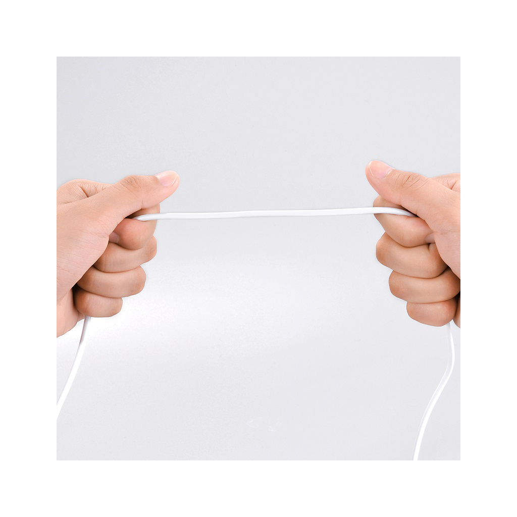 Дата кабель USB 2.0 AM to Micro 5P 1.0m 2.4A PVC X1 white HOCO (6957531032038) - зображення 3