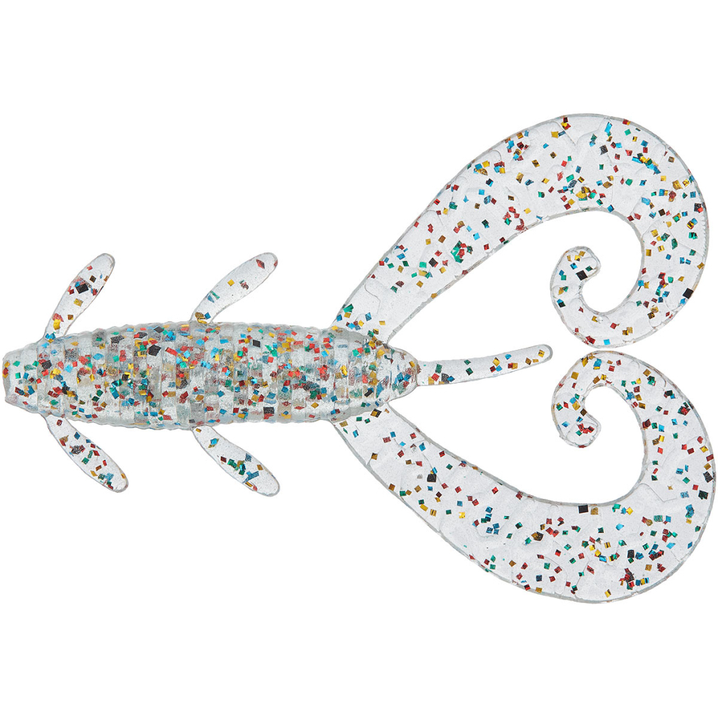 Силікон рибальський Reins G-Tail Twin 2" 152 Super Glow All Stars (10 шт/уп.) (1552.08.18) - зображення 1