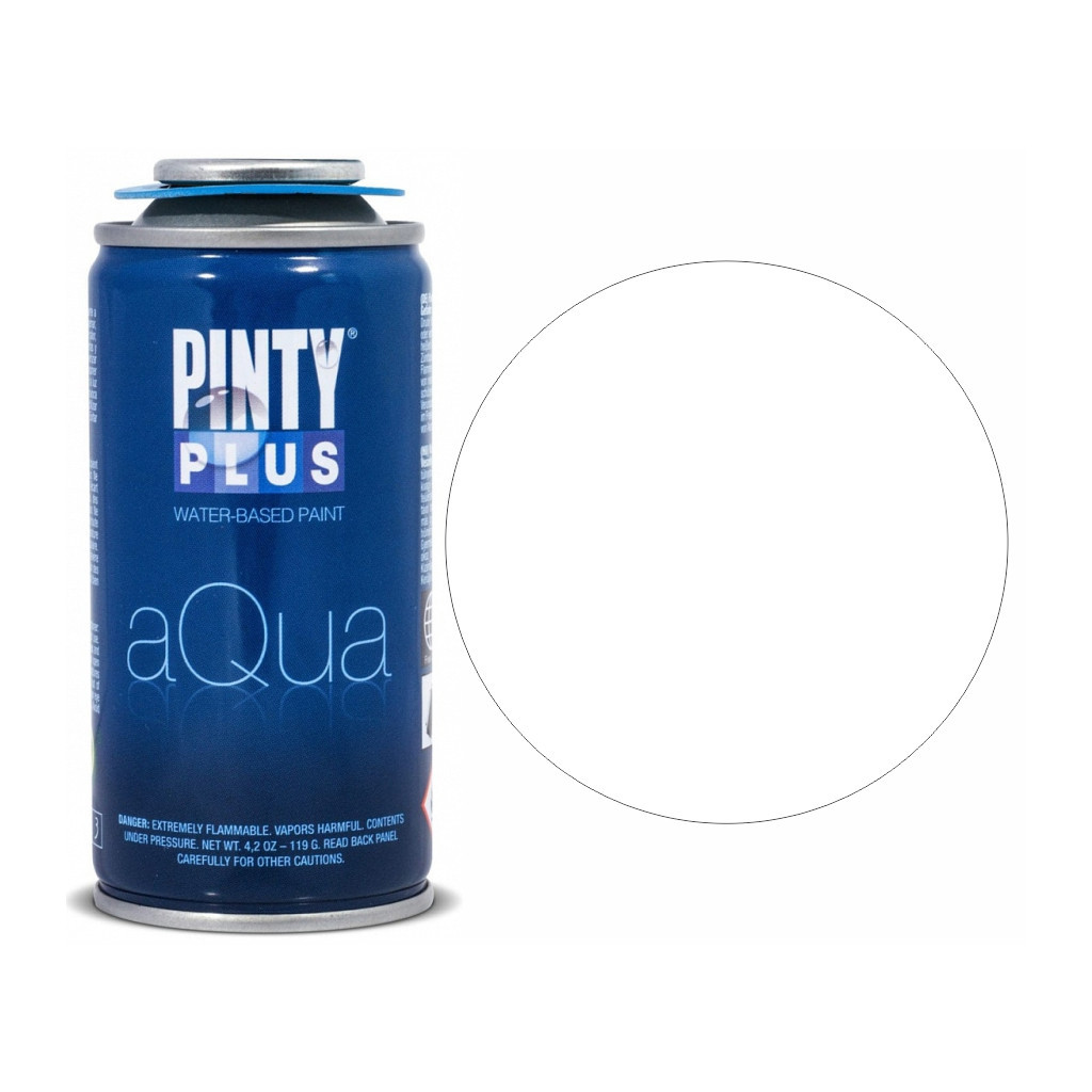 Фарба-аерозоль Pintyplus на водній основі Aqua, Біла, 150 мл (8429576248609) - зображення 1