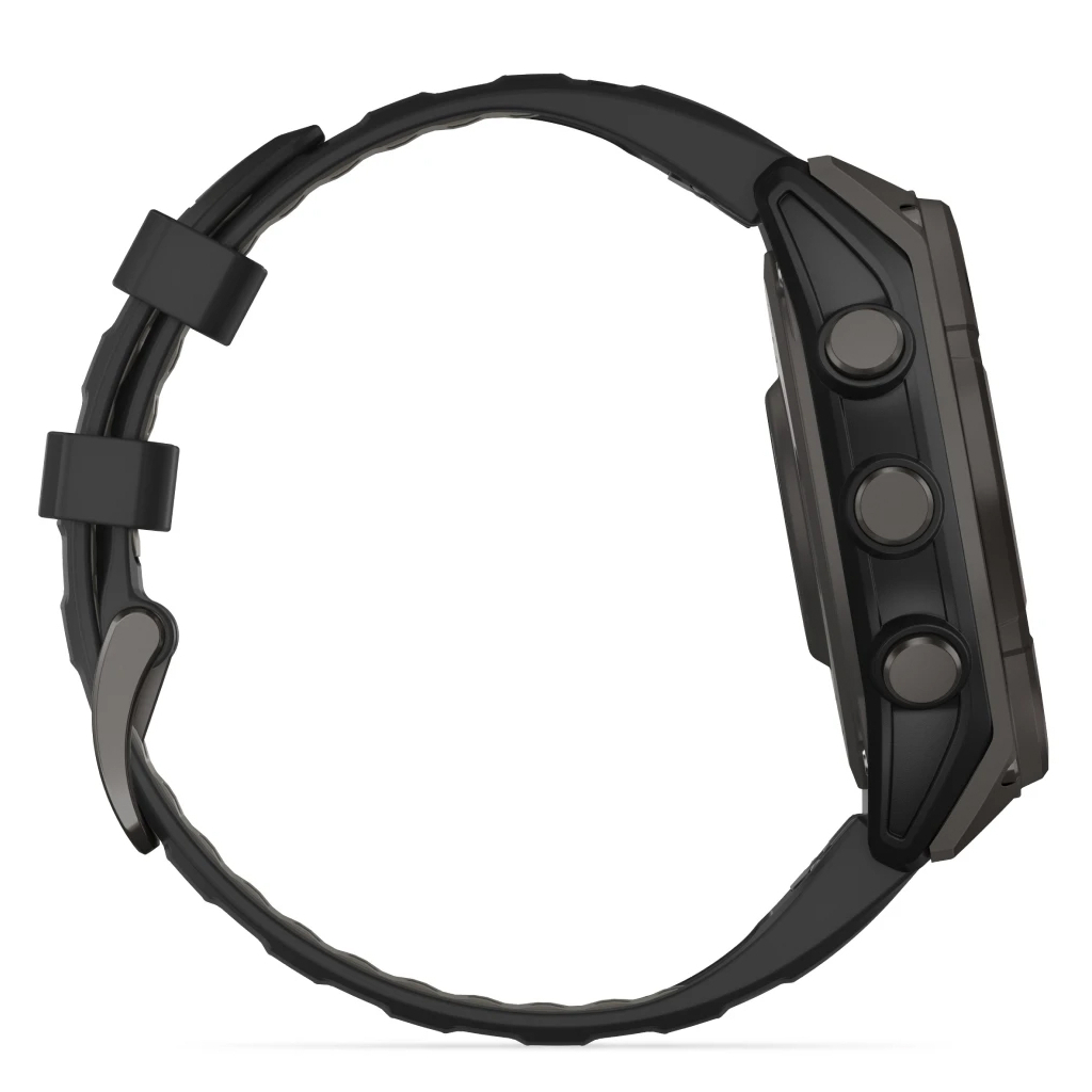 Смарт-годинник Garmin fenix 8 47mm,Saph Solar,CrbnGry Ti/Blk,Blk/PblGryBnd (010-02906-11/010-02906-70) - изображение 4