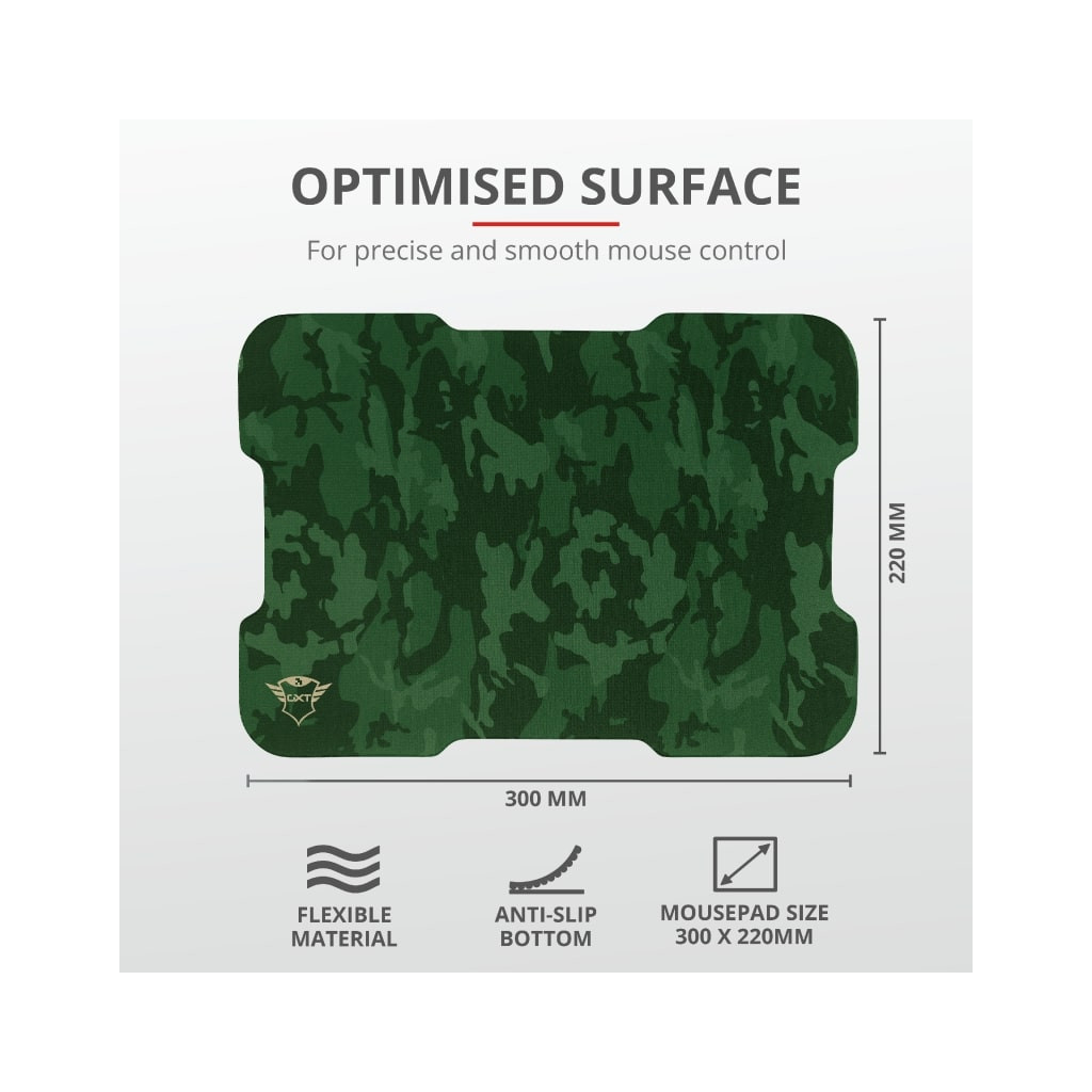 Мишка Trust GXT 781 Rixa Camo Mouse & Pad USB Camouflage (23611) - зображення 8
