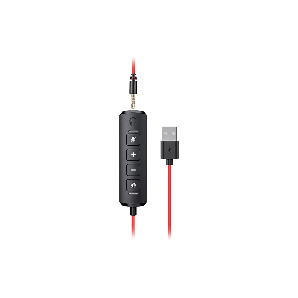 Навушники Canyon HS-07 PC Mic 3.5/USB 2.8 м Black (CNS-HS07B) - зображення 5