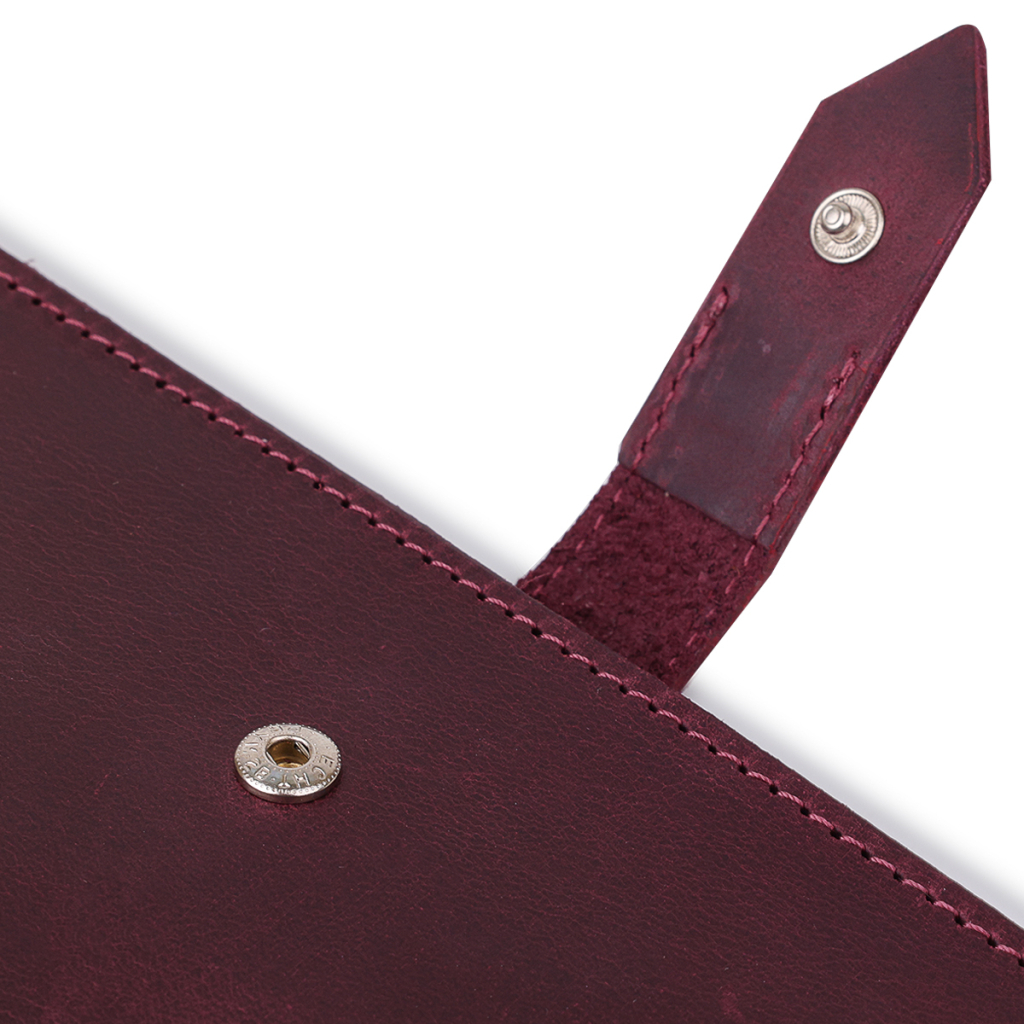 Гаманець Grande Pelle Бордовий (11561) - зображення 5