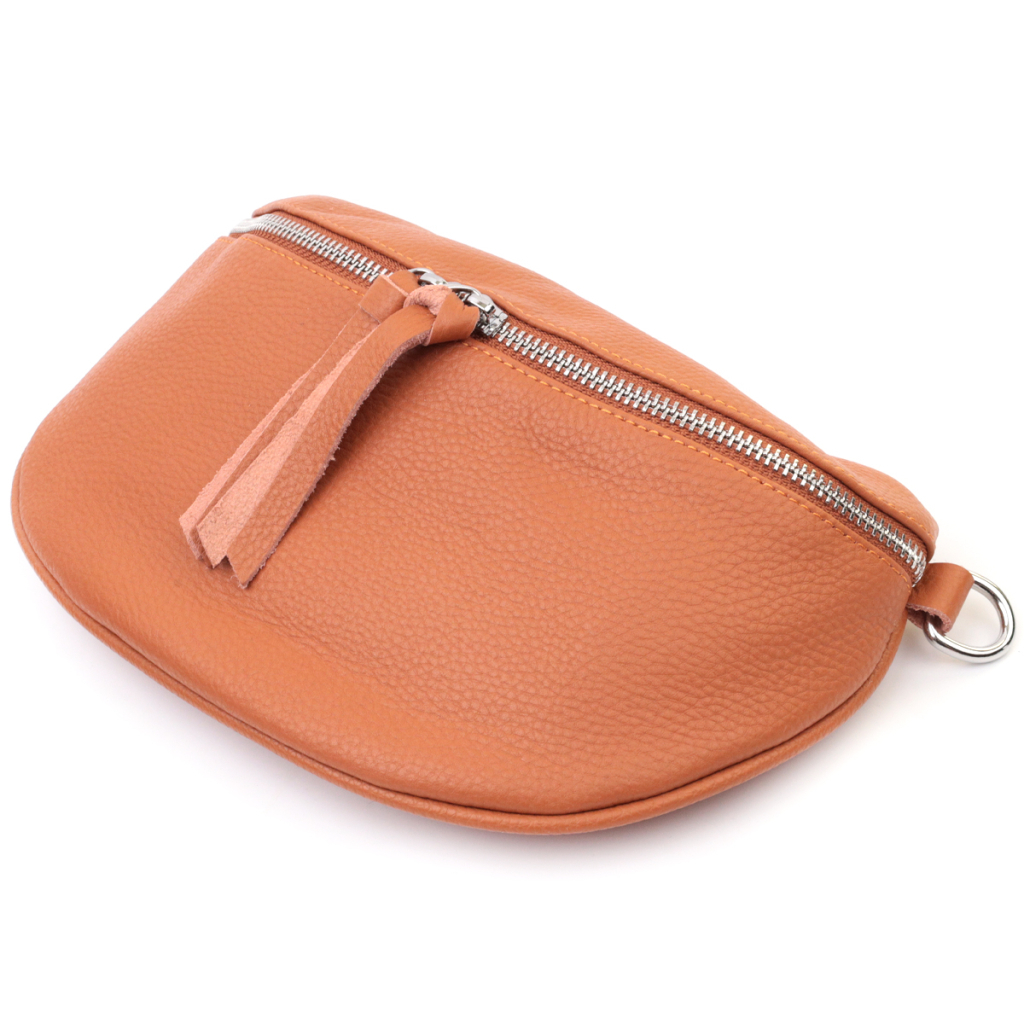 Сумка Vintage Шкіряна жіноча через плече з міні гаманцем Руда (22665) - зображення 6