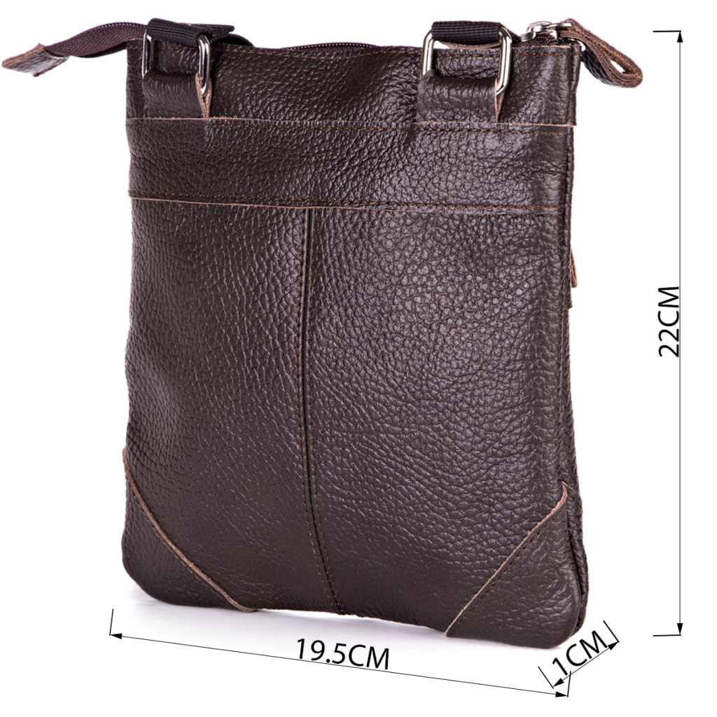 Сумка Shvigel З натуральної шкіри Коричнева (11014) - зображення 3