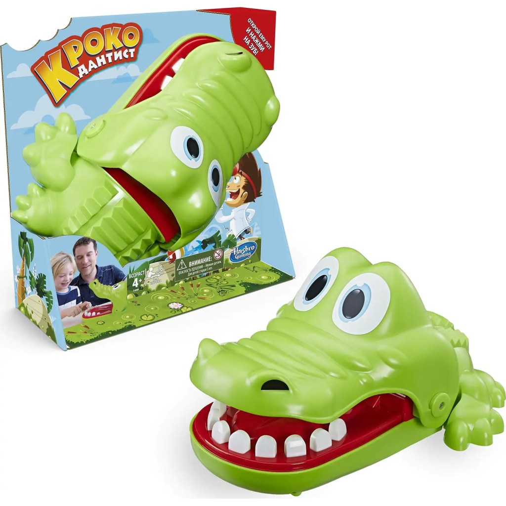 Настільна гра Hasbro Кроко Дантист (E4898) - зображення 4