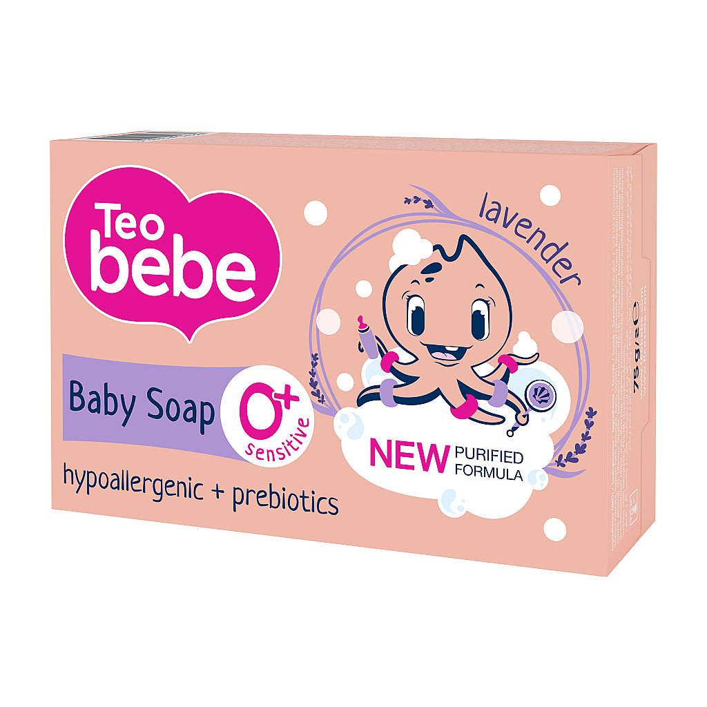 Дитяче мило Teo bebe З екстрактом Лаванди 75 г (3800024045271) - зображення 1