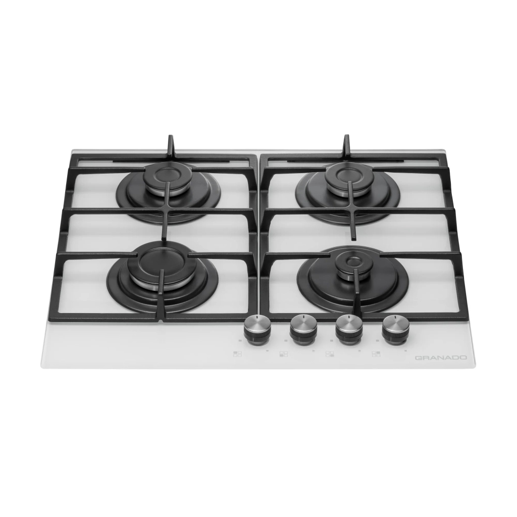 Варочна поверхня GRANADO GGH 62-104 white glass - зображення 2