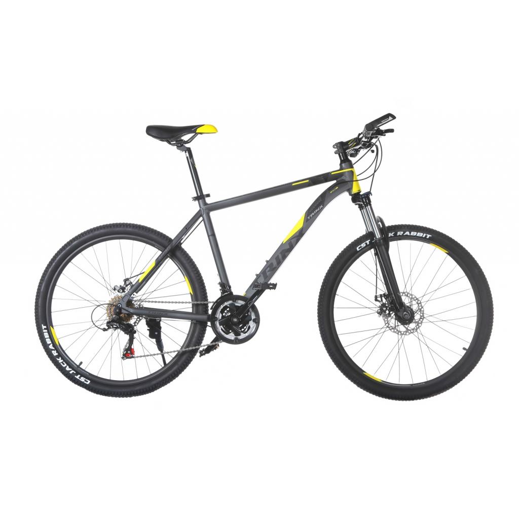 Велосипед Trinx M136 26"х19" Matt-Grey-Yellow-Black (10030073) - зображення 1
