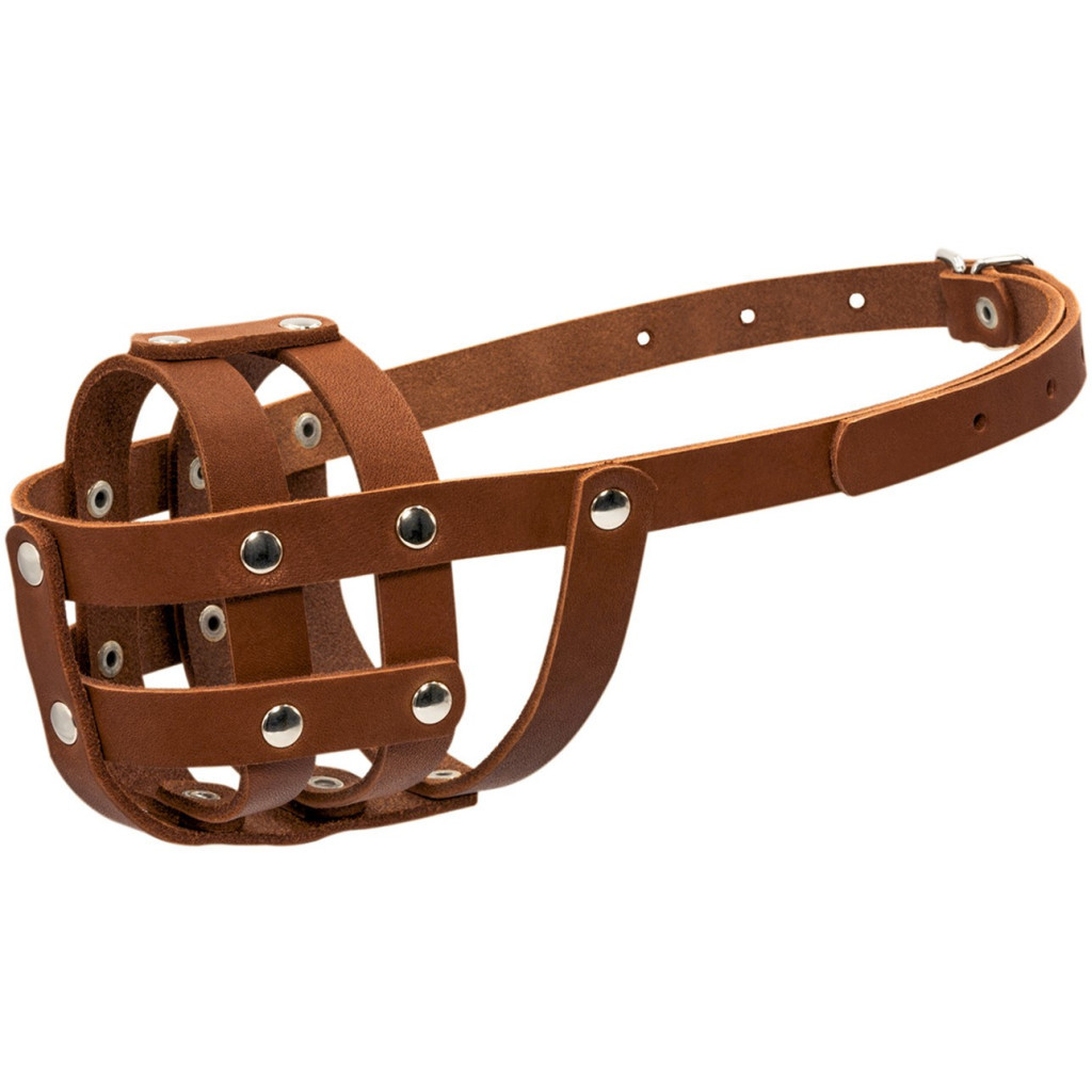 Намордник для собак Collar м'який №0 (спанієль) коричневий (06336) - зображення 2