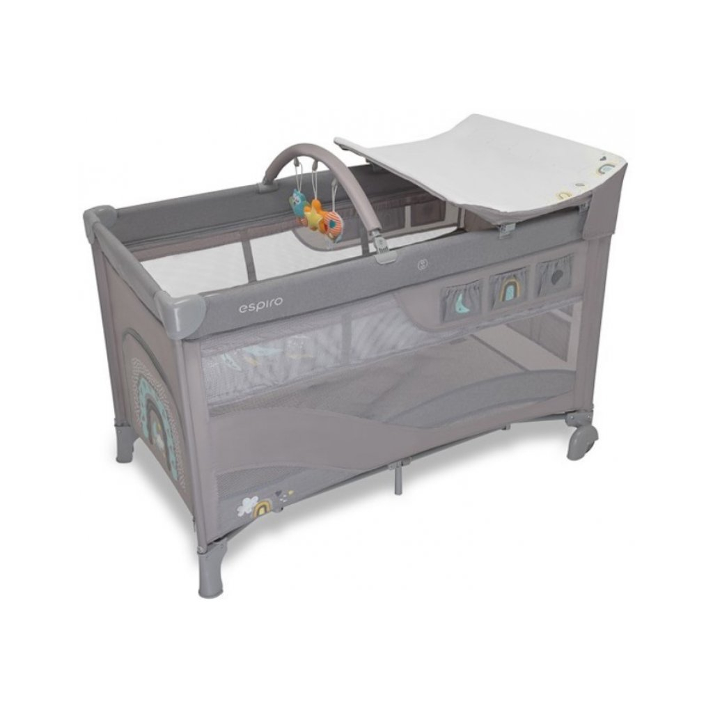 Дитячий манеж Espiro DREAM 107 GRAY THEMES (5906724205385) - изображение 1