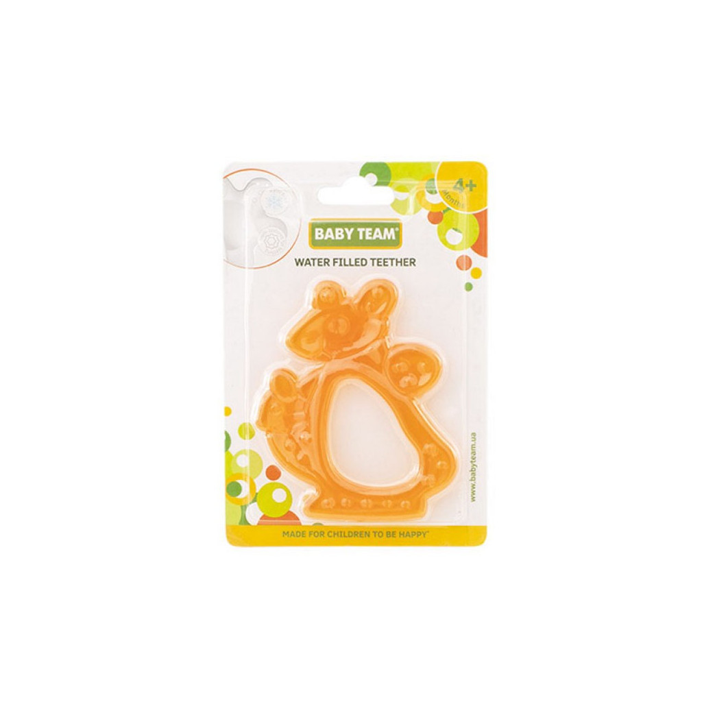 Прорізувач Baby Team з водою Кенгуру (4004_кенгуру_оранжевый) - зображення 2