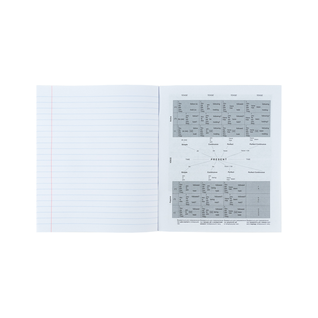 Зошит Kite предметний Sketch 48 аркушів, англійська мова лінія (K24-240-18) - зображення 5