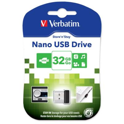 USB флеш накопичувач Verbatim 32GB Store 'n' Stay NANO USB 2.0 (98130) - зображення 3