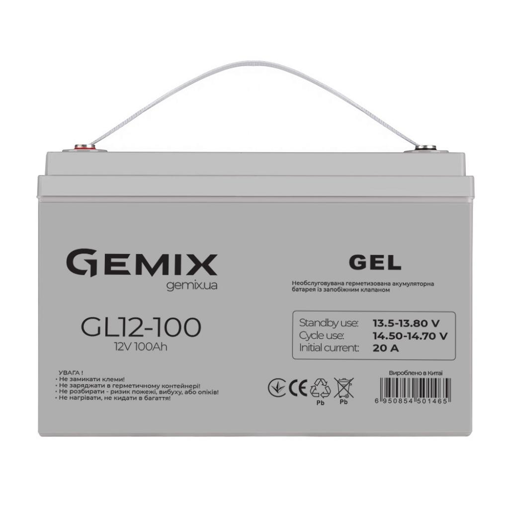 Батарея до ДБЖ Gemix GL 12В 100Ач (GL12-100) - зображення 1