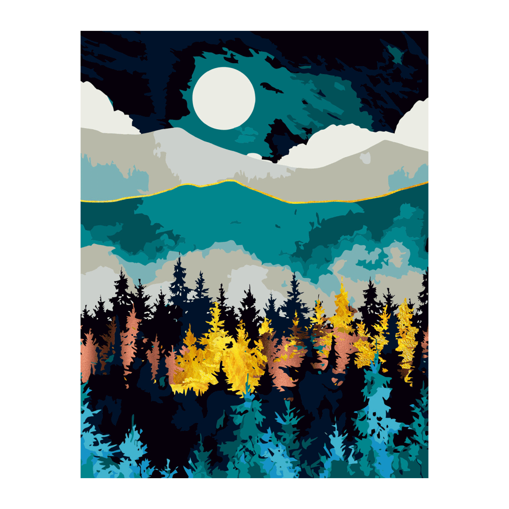 Картина по номерам Rosa Казковий пейзаж 1 35 х 45 см (4823098529798) - изображение 1