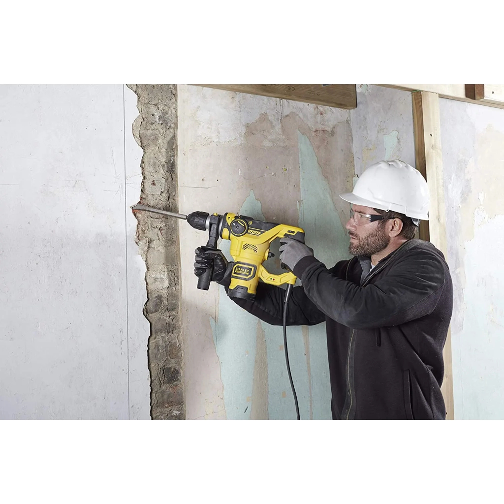Перфоратор Stanley SDS-Plus, 1250 Вт, 3.5 Дж, 850 об/мин, кейс (FME1250K) - изображение 6