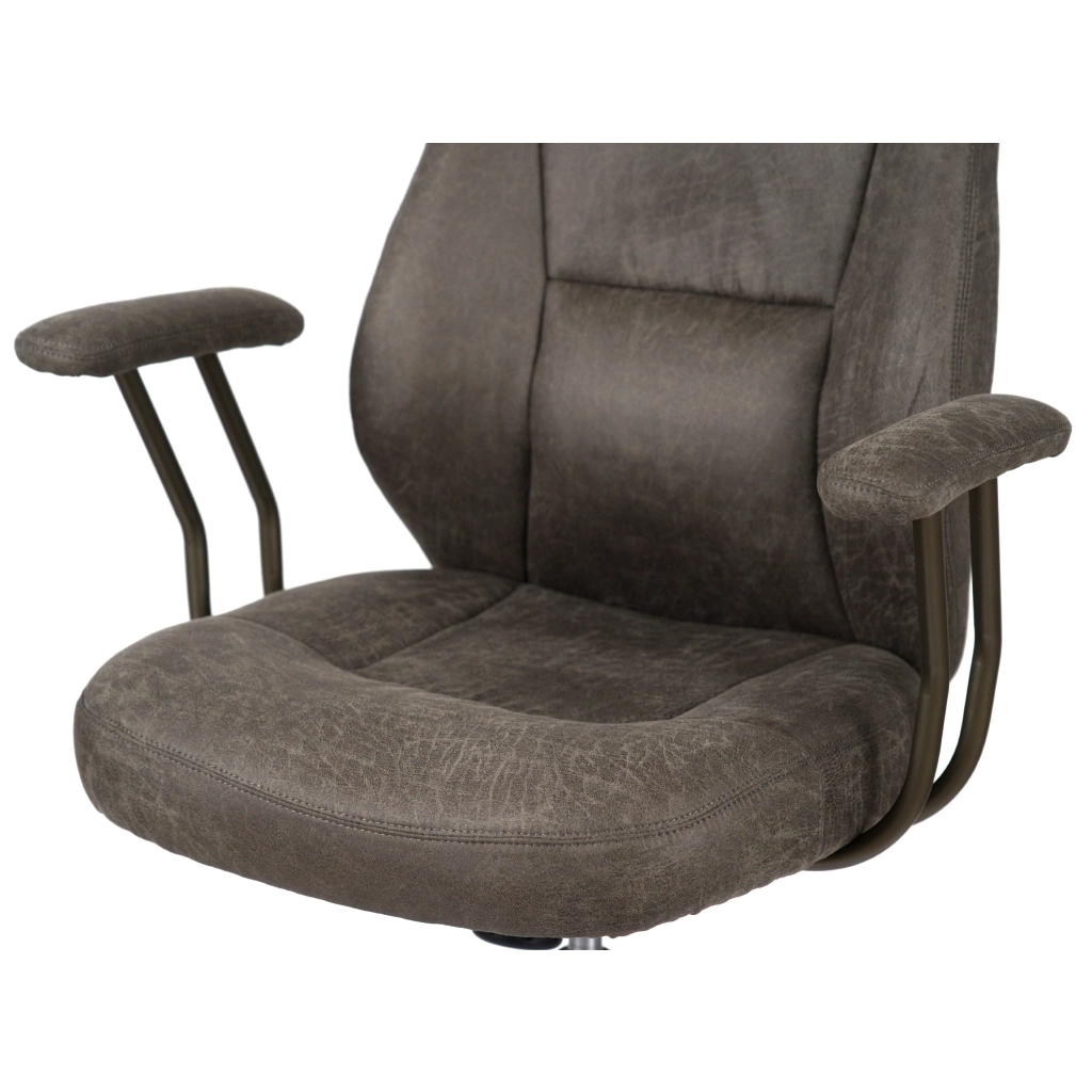 Офісне крісло Аклас Булат R-SR (Штучна замша 02 Dark gray) (00172366) - зображення 6