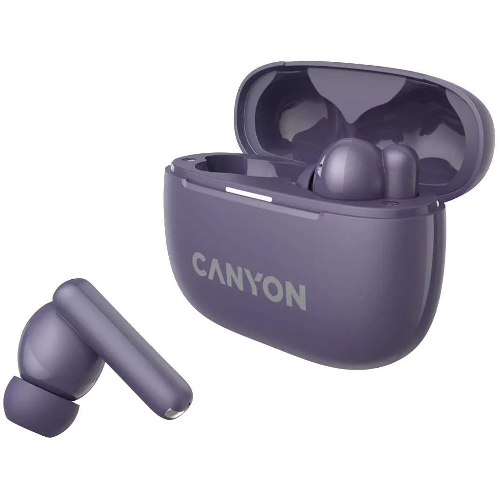 Навушники Canyon TWS-10 OnGo ANC ENC Purple (CNS-TWS10PL) - зображення 5