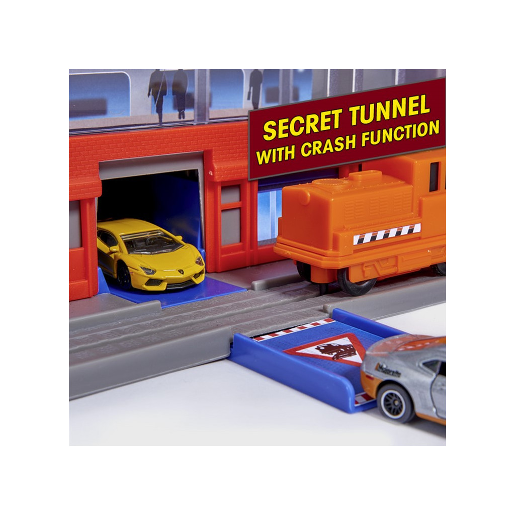 Ігровий набір Majorette Гараж. Супермісто 7 рівнів 6 металевих машинок (2059989) - зображення 5