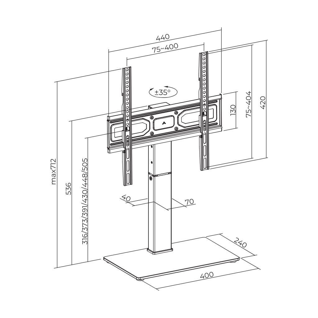 Стійка презентаційна ITech KFS-4 - зображення 7