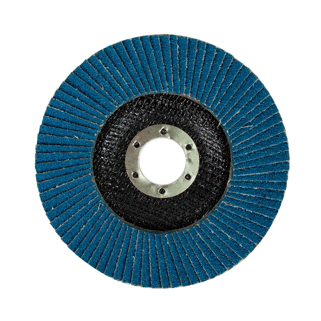 Круг зачистний Sigma пелюстковий торцевий Т27 (прямий) ZA 125мм P80 (9173041) - зображення 1