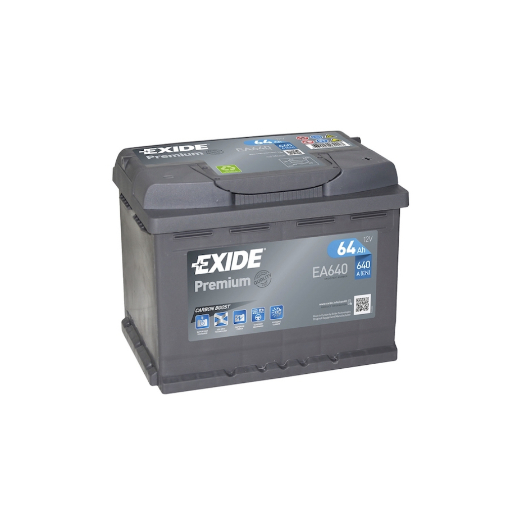 Акумулятор автомобільний EXIDE PREMIUM 64A (EA640) - зображення 1