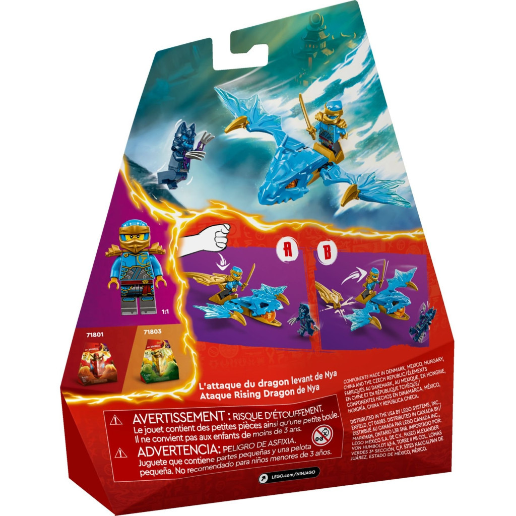 Конструктор LEGO NINJAGO Атака повсталого дракона Нії 26 деталей (71802) - зображення 4