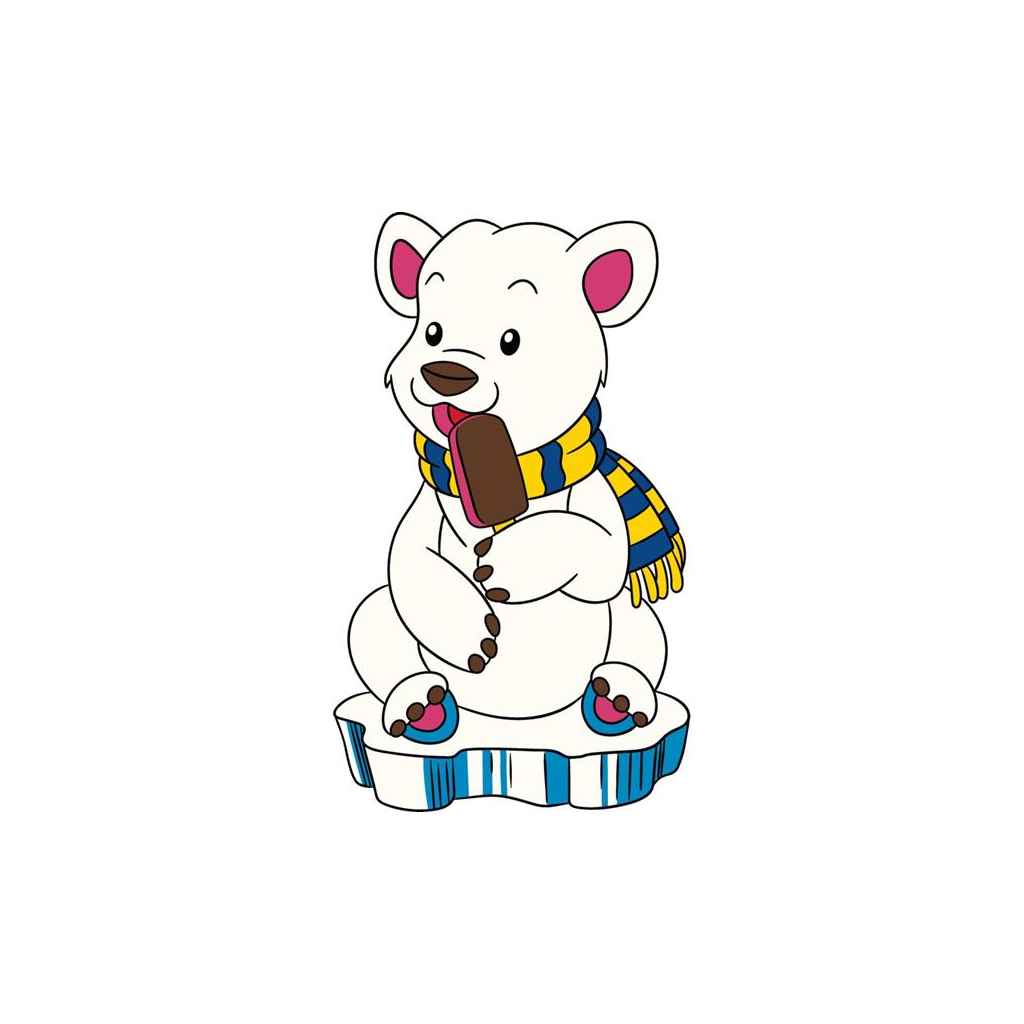 Картина по номерам ArtCraft Білий ведмедик 25х30 см (15117-AC) - зображення 1