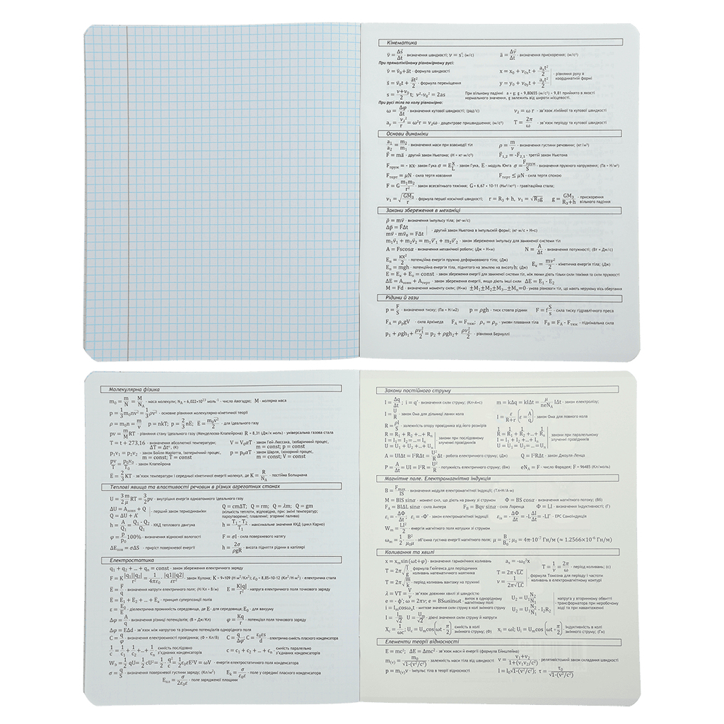 Зошит ZiBi предметний CRAZY CAT 48 аркушів клітинка, фізика (ZB.1703-17) - зображення 3