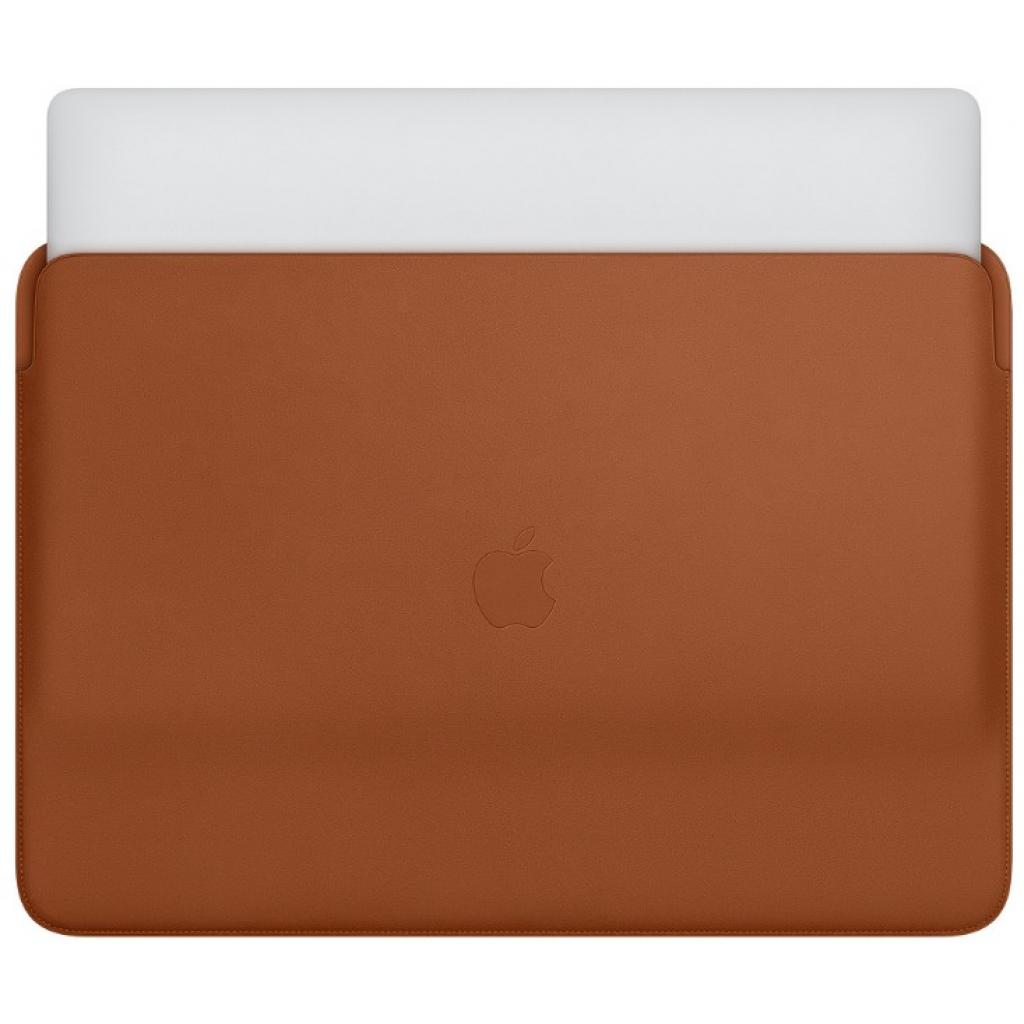 Чохол до ноутбука Apple 16" MacBook Pro, Leather Sleeve, Saddle Brown (MWV92ZM/A) - зображення 3