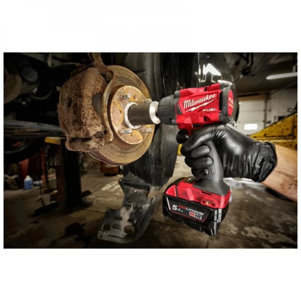 Гайковерт Milwaukee імпульсний 1/2"881 Нм з фрикційним кільцем M18 FMTIW2F12-502X (4933478450) - изображение 8