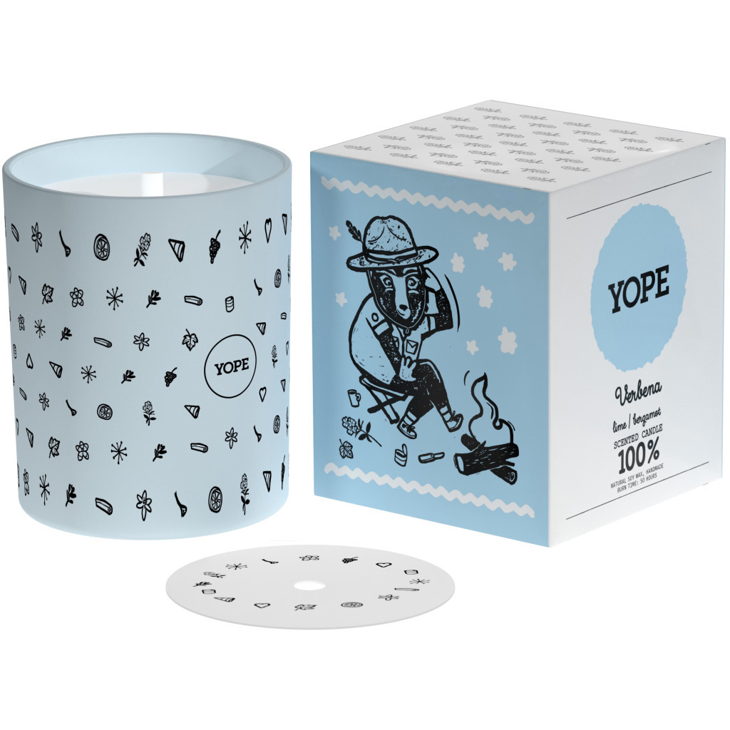 Ароматична свічка Yope Verbena Soy Candle 200 г (5900168901094) - зображення 1