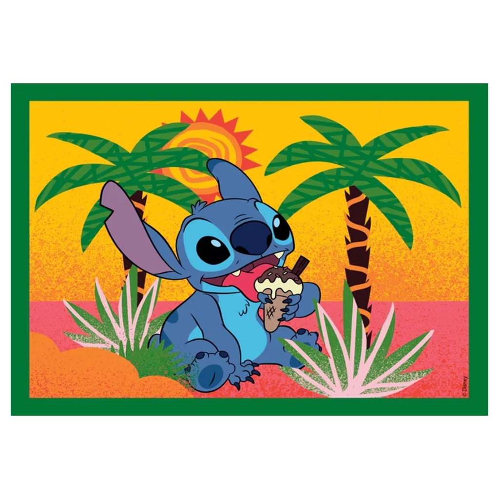 Пазл Clementoni 4 в 1 Stitch, 12,16,20 та 24 елементи (21745) - зображення 4