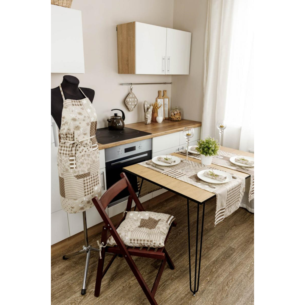 Фартух Прованс Печворк беж (031636) - зображення 4