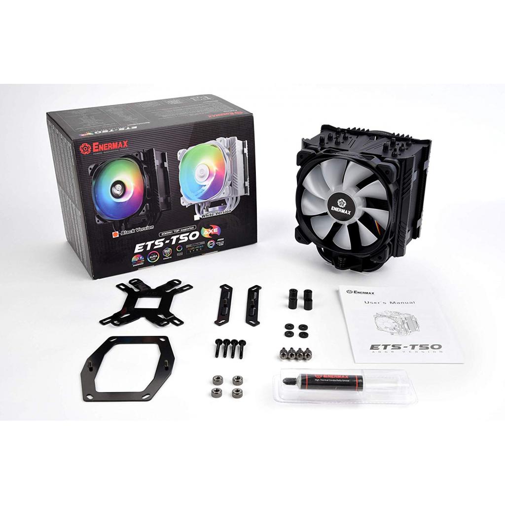 Кулер до процесора Enermax ETS-T50 AXE ARGB Black (ETS-T50A-BK-ARGB) - зображення 6
